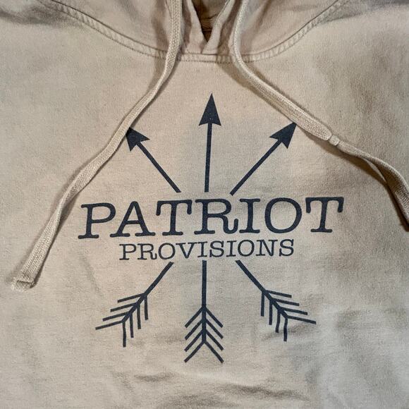 Patriot Provisions Hoodie Handcrafted‎ in USA Large Brown - Picture 2 of 9